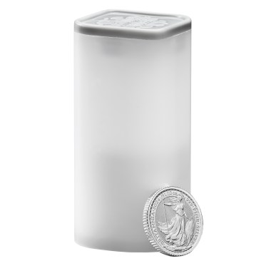 Moneda de Plata Britannia KCIII 2024 1 oz Tubo