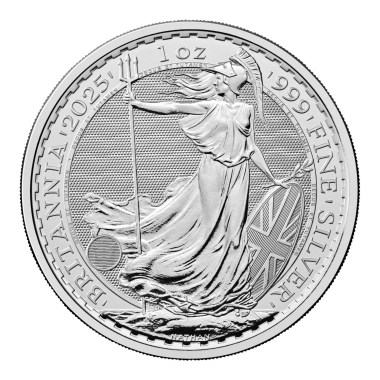 Moneda de Plata Britannia KCIII 2025 1 oz