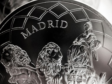 Moneda de Plata Cibeles 2023 1 oz detalle