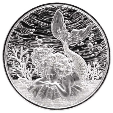 Moneda de Plata Sirena bajo el Mar 2026 1 oz