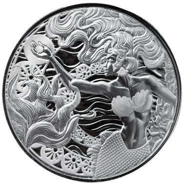 Moneda de Plata Sirena y Perla 2025 1 oz