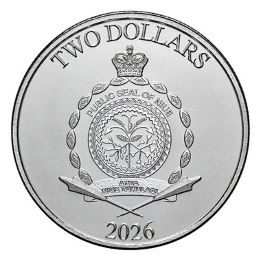 Moneda de Plata Star Wars-Darth Vader 2026 1 oz reverse