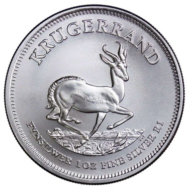 Moneda de Plata Krugerrand 1 oz Años Varios