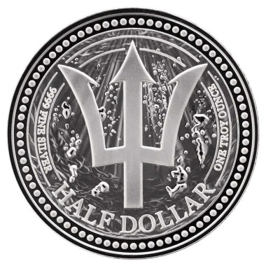 Moneda de Plata Tridente de Barbados 2026 1 oz