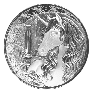 Moneda de Plata Unicornio 2025 1 oz