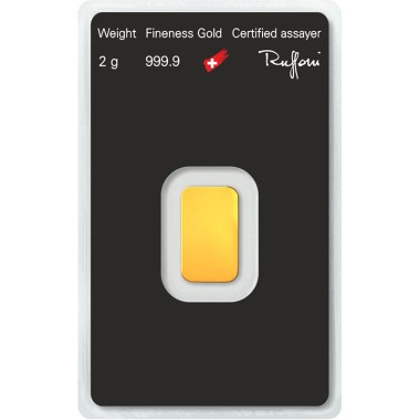 Lingote de Oro Argor-Heraeus Classic de 2g