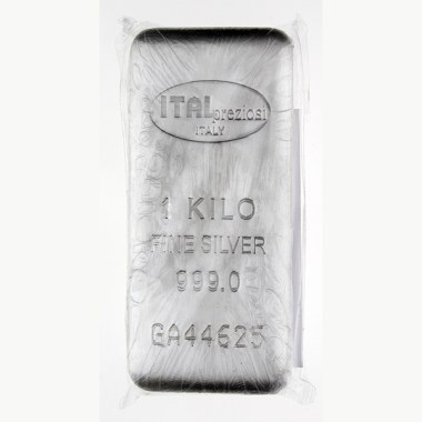 Lingote de Plata Italpreziosi de 1000g