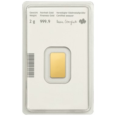 Lingote de Oro Münze Österreich de 2g
