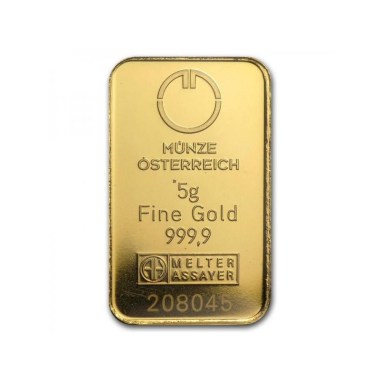 Lingote de Oro Münze Österreich de 5g