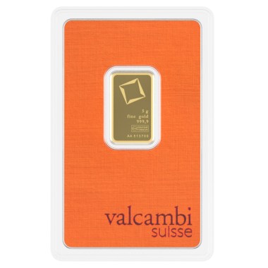 Lingote de Oro Valcambi de 5g 3