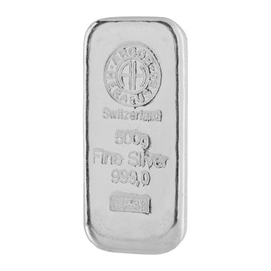 Lingote de Plata Argor-Heraeus de 500g