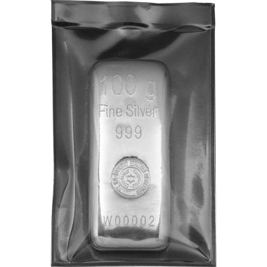 Lingote de Plata SEMPSA de 100g