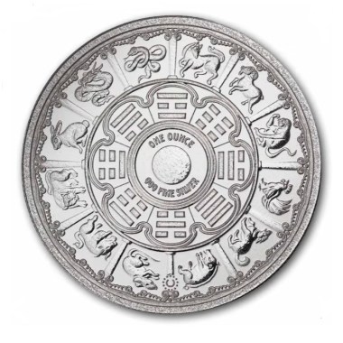 Medalla de Plata Año de la Cabra 2027 1 oz