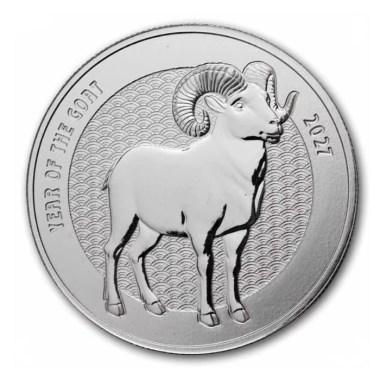 Medalla de Plata Año de la Cabra 2027 1 oz
