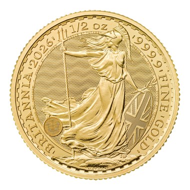 Moneda de Oro Britannia 2026 1/2 oz