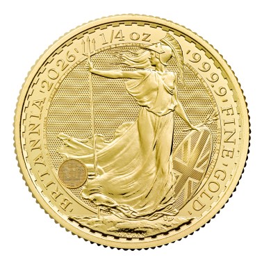 Moneda de Oro Britannia 2026 1/4 oz