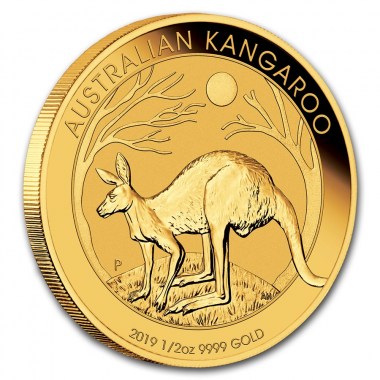 Moneda de Oro Canguro 2019 1/2 oz