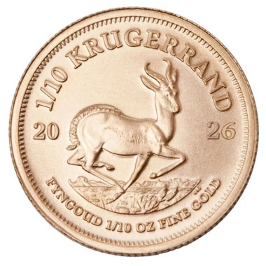 Moneda de Oro Krugerrand 2026 1/10 oz