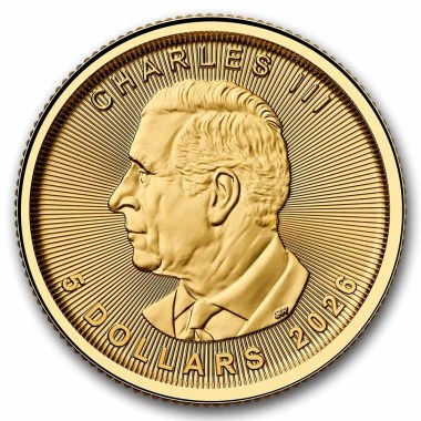 Moneda de Oro Maple Leaf 2026 1/10 oz