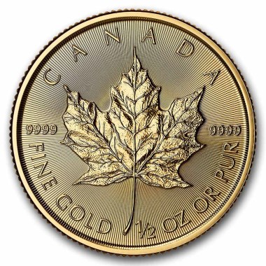Moneda de Oro Maple Leaf 2026 1/2 oz