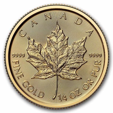 Moneda de Oro Maple Leaf 2026 1/4 oz
