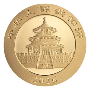 Moneda de Oro Panda 2026 1 g