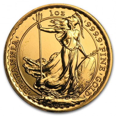 Moneda de Oro Britannia 1 oz años varios