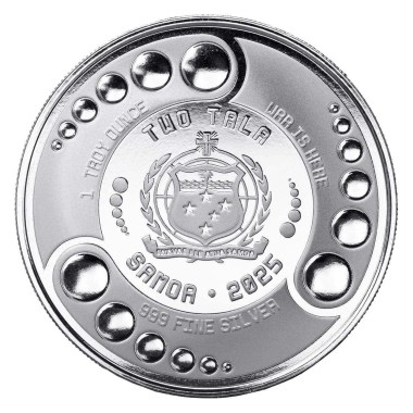 Moneda de Plata Alien de Samoa 2025 1 oz