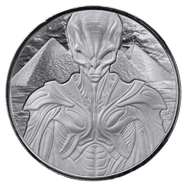 Moneda de Plata Alien de Samoa 2025 1 oz