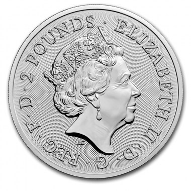Moneda de Plata Año de la Rata UK 2020 1 oz