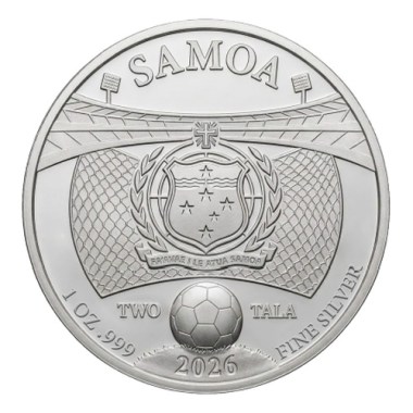 Moneda de Plata Bicampeones del Mundo 2026 1 oz 