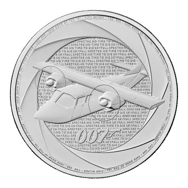 Moneda de Plata Bond década de 2010 1 oz