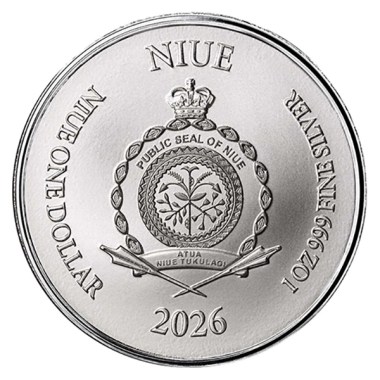 Moneda de Plata Dama de la Justicia 2026 1 oz