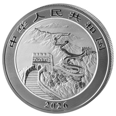 Moneda de Plata Dragón de China 2026 1 oz