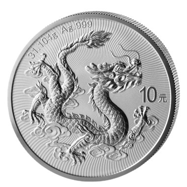 Moneda de Plata Dragón de China 2026 1 oz