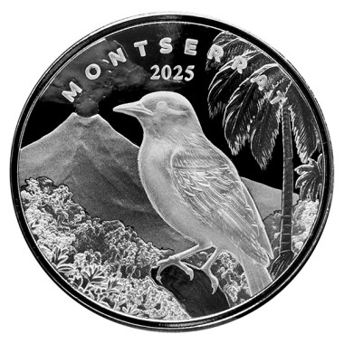 Moneda de Plata EC8 Montserrat - Oriole 2025 1 oz