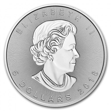 Moneda de Plata Incuse Maple Leaf 2018 1 oz