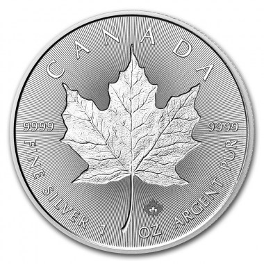 Moneda de Plata Incuse Maple Leaf 2018 1 oz