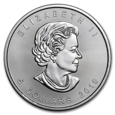 Moneda de Plata Maple Leaf 2019 1 oz