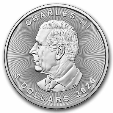 Moneda de Plata Maple Leaf 2026 1 oz