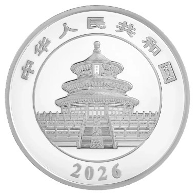 Moneda de Plata Panda Proof 2026 1 kg