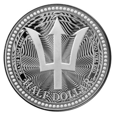 Moneda de Plata Tridente de Barbados 2025 1 oz