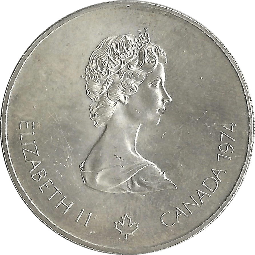 Moneda Canadá 5 Dolares Plata Monedas Olimpiadas Montreal 99,99 g