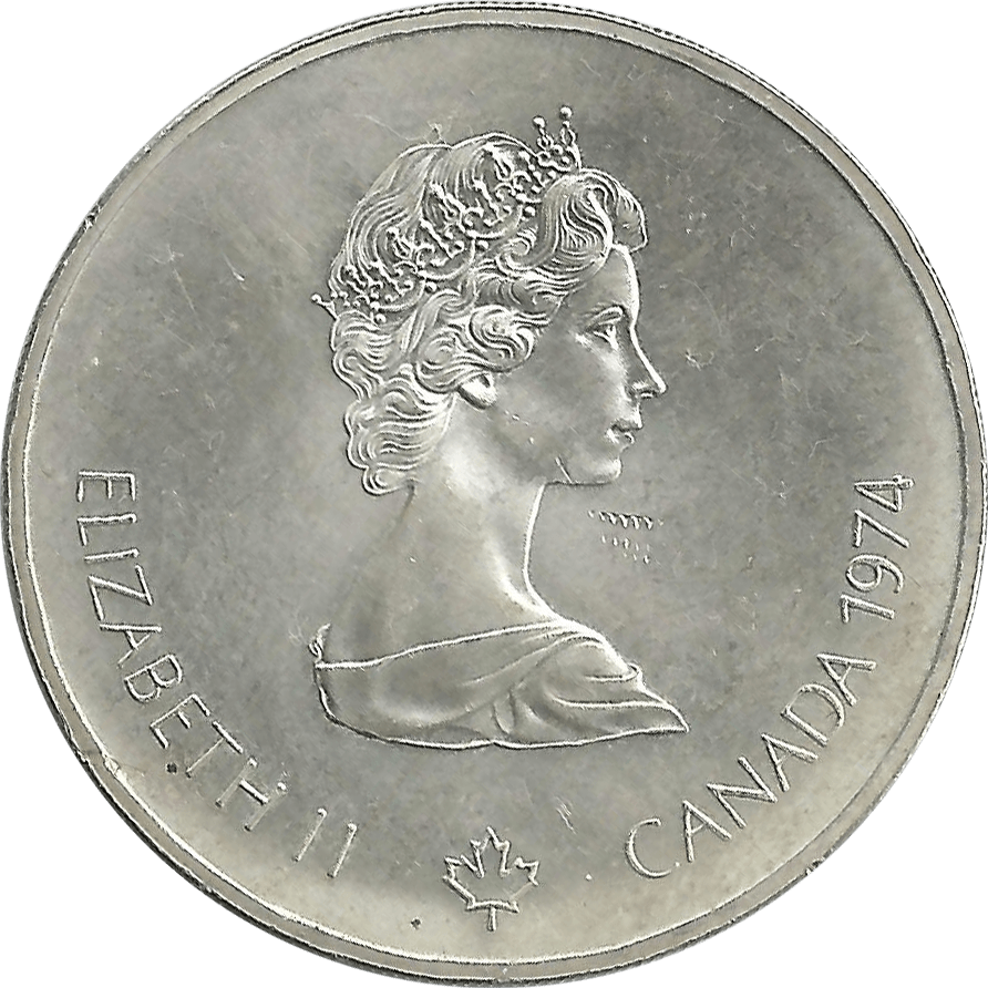 Moneda Canadá 5 Dolares Plata Monedas Olimpiadas Montreal 99,99 g