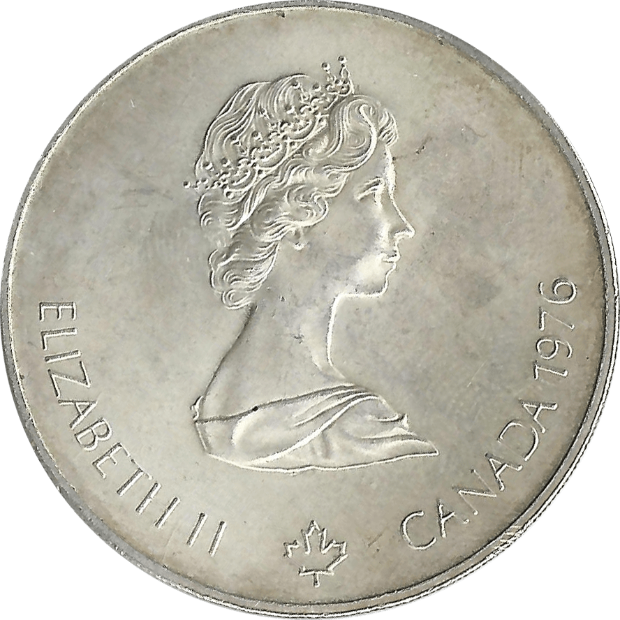 Moneda Canadá 5 Dolares Plata Monedas Olimpiadas Montreal 99,99 g