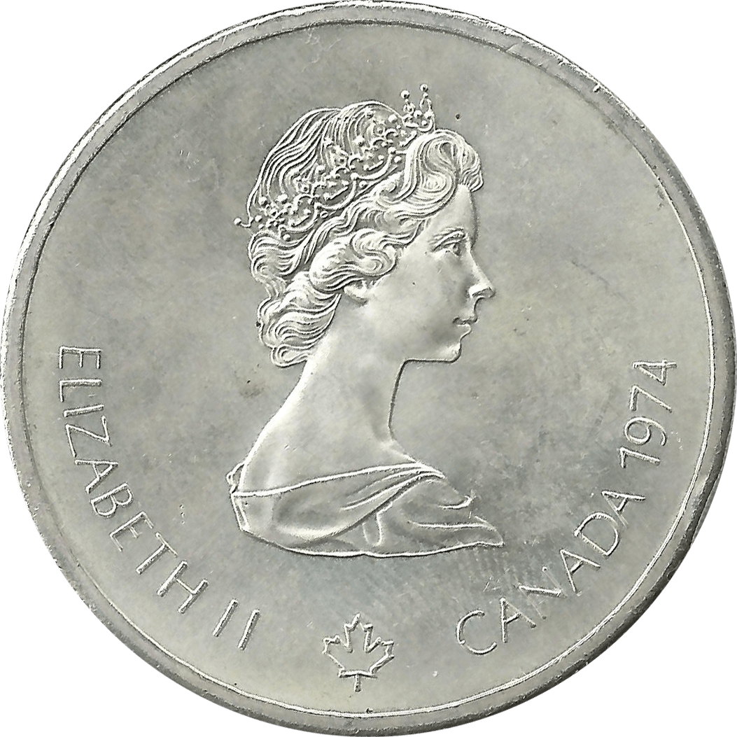 Moneda Canadá 10 Dolares Plata Monedas Olimpiadas Montreal 99,99 g