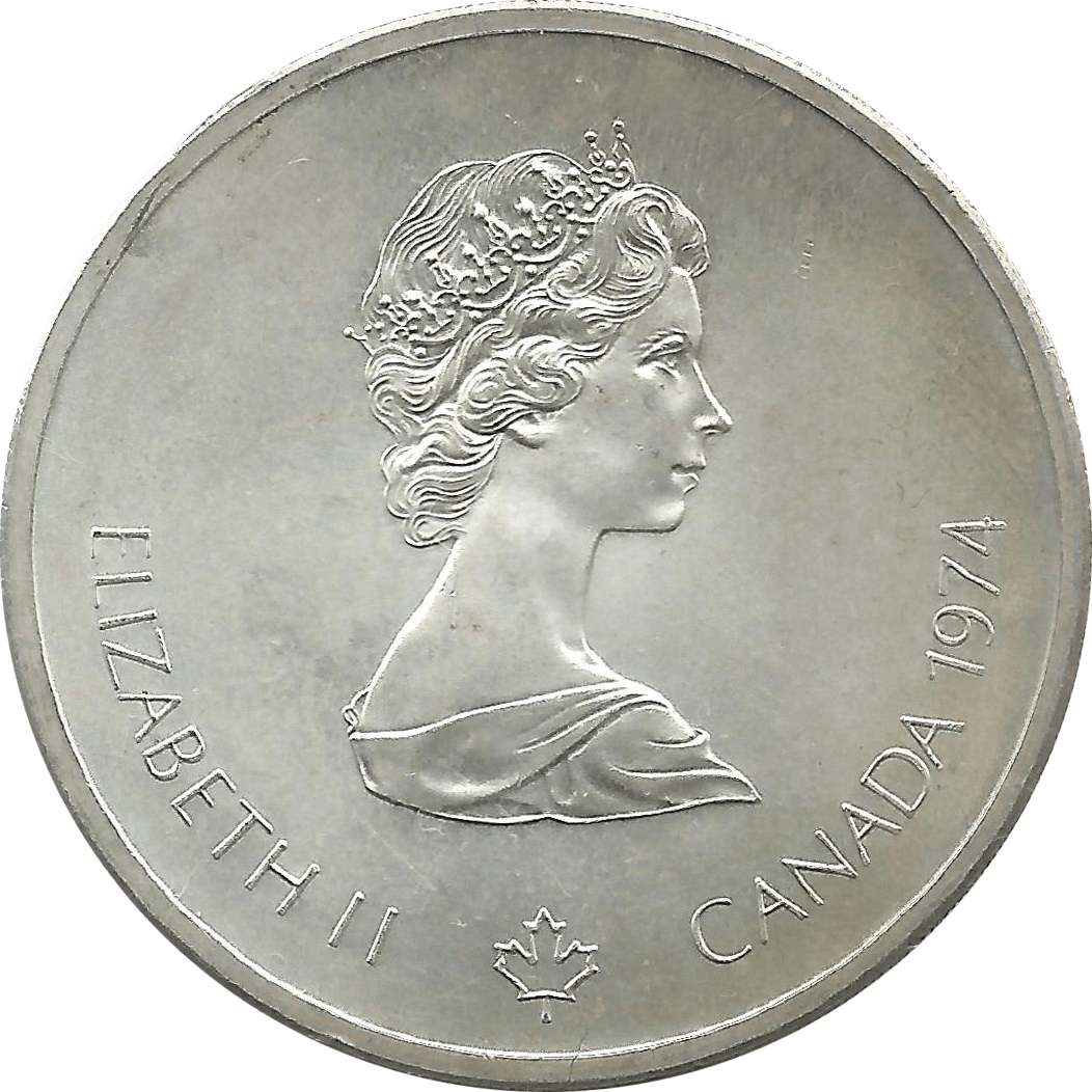 Moneda Canadá 10 Dolares Plata Monedas Olimpiadas Montreal 99,99 g