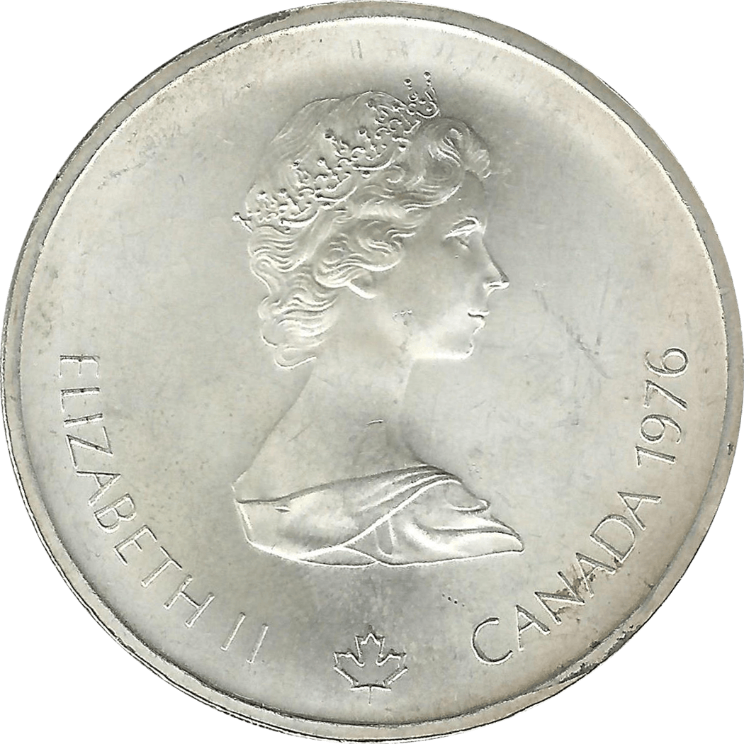 Moneda Canadá 10 Dolares Plata Monedas Olimpiadas Montreal 99,99 g