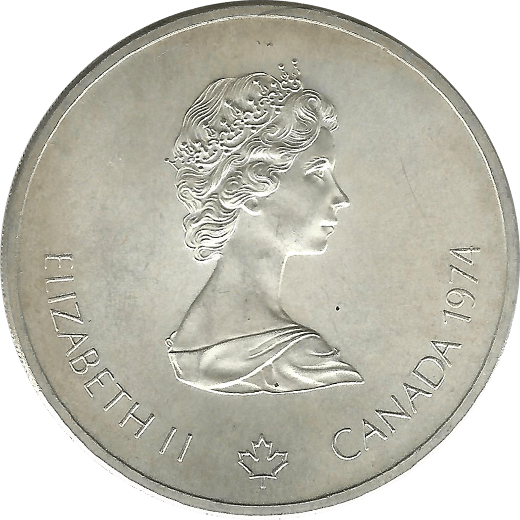 Moneda Canadá 10 Dolares Plata Monedas Olimpiadas Montreal 99,99 g