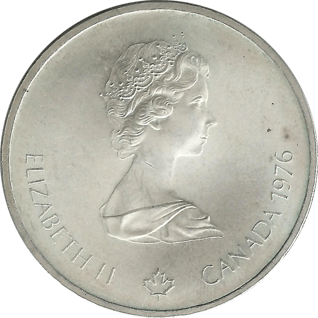Moneda Canadá 10 Dolares Plata Monedas Olimpiadas Montreal 99,99 g